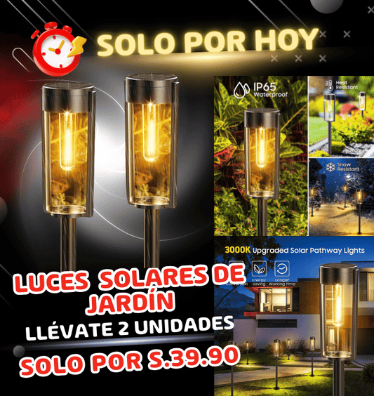 Oferta Par de luces de Jardín