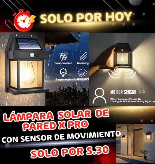 Oferta Luz Solar de Pared X PRO